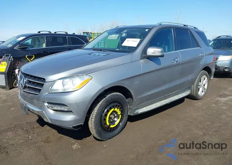 2012 Mercedes-Benz Ml 350 4Matic z USA, uszkodzony, nr VIN 4JGDA5HB2CA070224